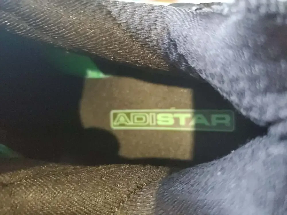 Adidas Adistar XLG 2.0 Sneakers in Core Black and Lucid Green